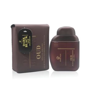 Men's Perfume Dark Black Oud –With Spicy, Woody, And Amber Notes–Lasting Scent.
