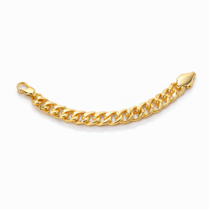 Bold gold chain bracelet