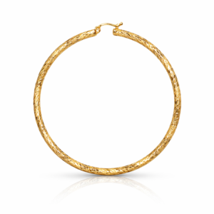 Classic gold hoop earring