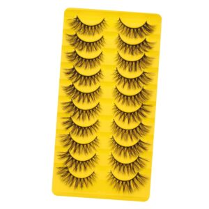 FRCOLOR 10pairs Faux Bulk Lashes for Women