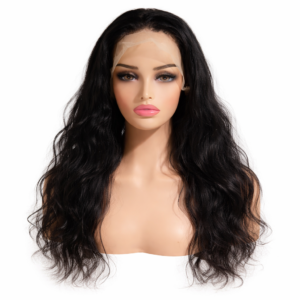 30” Body Wave 100% Human Hair Lace Frontal Wig (13x4 – Natural Black)