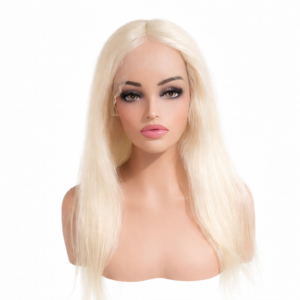 28” #613 Straight 100% Human Hair Lace Front Wig (180 Density), 100% safe with iron