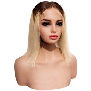Human hair 4×4 Closure, Straight Bob 10, Color 4/613